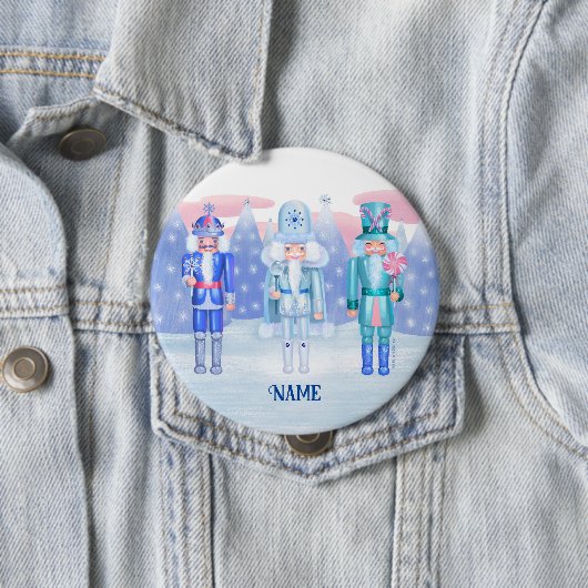 Badge Rond 10 Cm Pastel Nutcracker Kings (En situation)