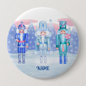 Badge Rond 10 Cm Pastel Nutcracker Kings (Devant)