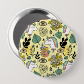 Badge Rond 10 Cm Pauvre licorne (Devant & derrière)