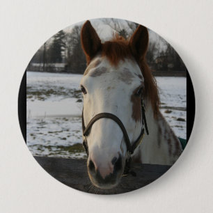 Badge Rond 10 Cm Peignez le bouton