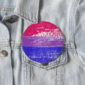 Badge Rond 10 Cm Peinture à fioritures bisexuelle (En situation)