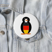 Badge Rond 10 Cm Penguin allemand — Deutsch Pinguin (En situation)