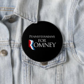 Badge Rond 10 Cm Pennsylvaniens pour Romney - .png (En situation)