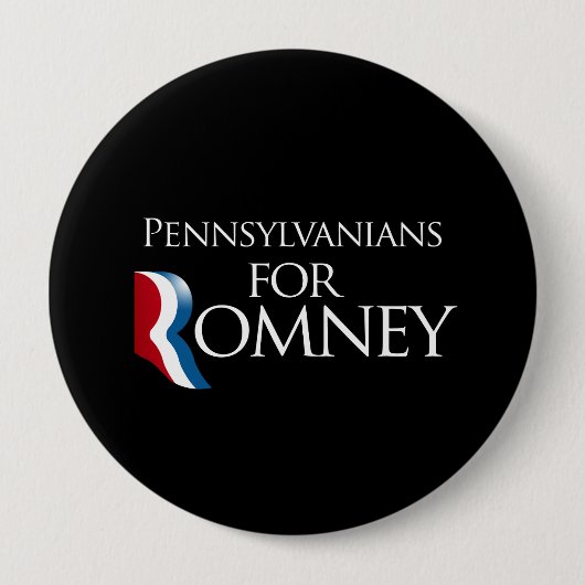 Badge Rond 10 Cm Pennsylvaniens pour Romney - .png (Devant)