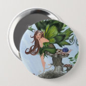 Badge Rond 10 Cm Pensée à vous (Devant & derrière)