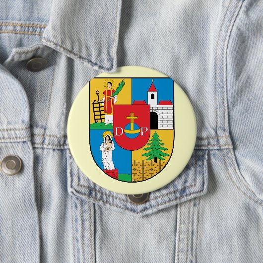 Badge Rond 10 Cm penzing, Autriche (En situation)
