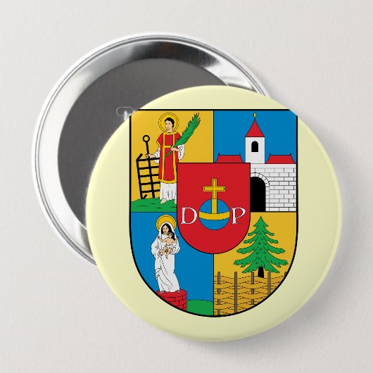 Badge Rond 10 Cm penzing, Autriche (Devant & derrière)