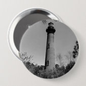 Badge Rond 10 Cm Phare de Currituck (Devant & derrière)
