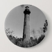 Badge Rond 10 Cm Phare de Currituck (Devant)