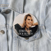 Badge Rond 10 Cm Photo commémorative de l'éternel branché dans nos (En situation)