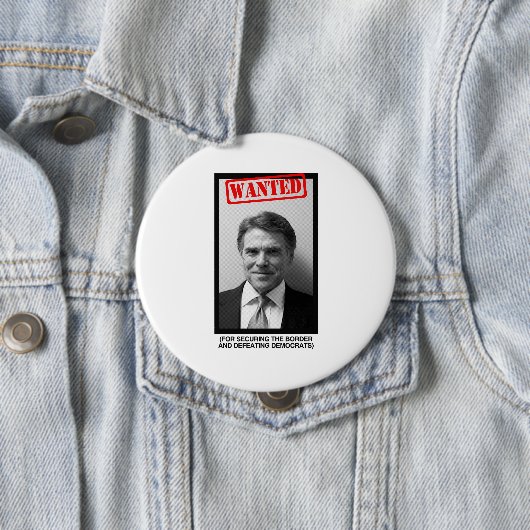 Badge Rond 10 Cm Photo de Rick Perry (En situation)