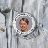 Badge Rond 10 Cm Photo Memorial (En situation)