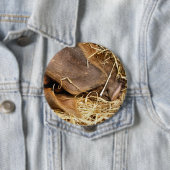 BADGE ROND 10 CM PIG (En situation)
