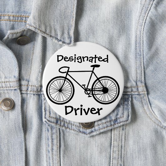 Badge Rond 10 Cm Pilote désigné - SRF (En situation)