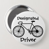 Badge Rond 10 Cm Pilote désigné - SRF (Devant & derrière)