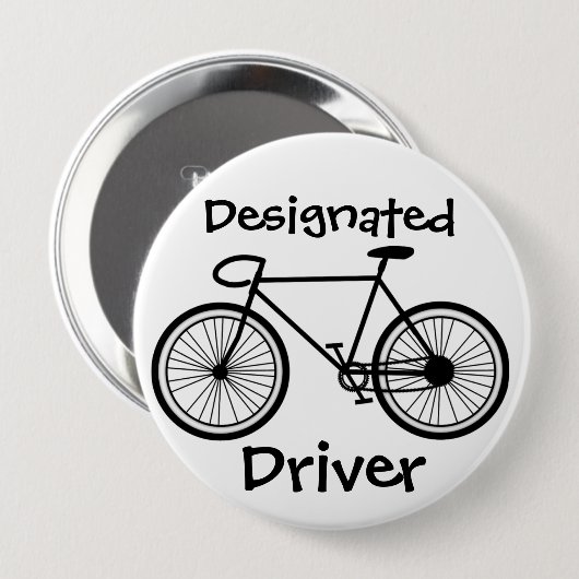 Badge Rond 10 Cm Pilote désigné - SRF (Devant & derrière)