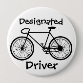 Badge Rond 10 Cm Pilote désigné - SRF (Devant)