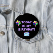 Badge Rond 10 Cm Pin d'anniversaire (En situation)