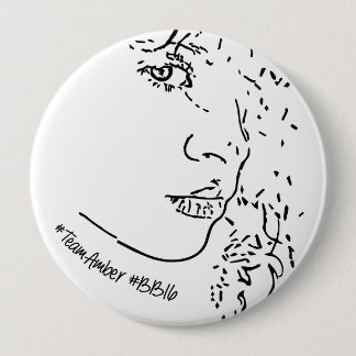 Badge Rond 10 Cm Pin de défenseur de #TeamAmber