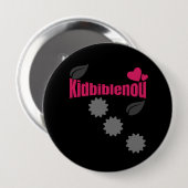 Badge Rond 10 Cm Pin Kibiblenou (Devant & derrière)