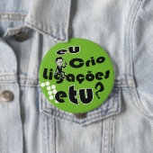 BADGE ROND 10 CM PINS CONTACT (VPP) (En situation)