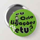 BADGE ROND 10 CM PINS CONTACT (VPP) (Devant & derrière)