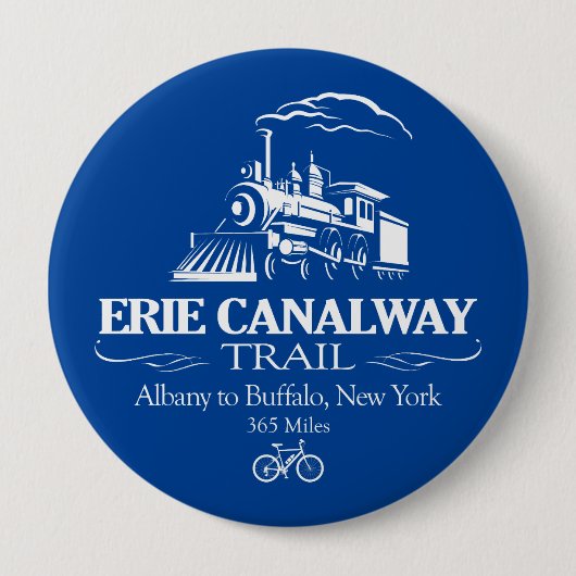 Badge Rond 10 Cm Piste Erie Canalway (RT) (Devant)