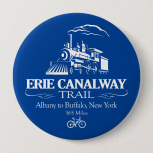 Badge Rond 10 Cm Piste Erie Canalway (RT)