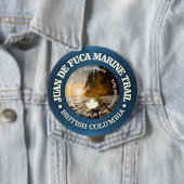 Badge Rond 10 Cm Piste maritime Juan de Fuca (OBP) (En situation)