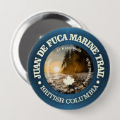Badge Rond 10 Cm Piste maritime Juan de Fuca (OBP) (Devant & derrière)