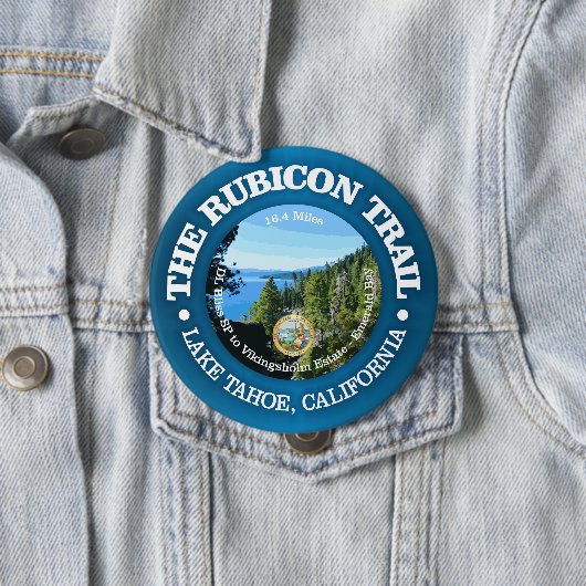 Badge Rond 10 Cm Piste Rubicon (OBP) (En situation)