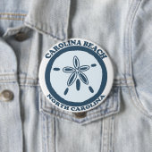 Badge Rond 10 Cm Plage de la Caroline (En situation)