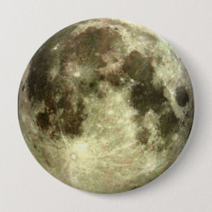 Badge Rond 10 Cm Pleine lune
