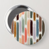 Badge Rond 10 Cm Pluie de couleurs 2 (Devant & derrière)