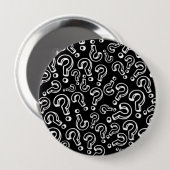 Badge Rond 10 Cm Points d'interrogation (Devant & derrière)
