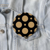 Badge Rond 10 Cm Points Motif 17 (En situation)