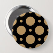 Badge Rond 10 Cm Points Motif 17 (Devant & derrière)