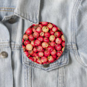 Badge Rond 10 Cm Pommes biologiques (En situation)