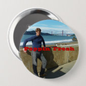 Badge Rond 10 Cm Poppin frais (Devant & derrière)