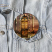 Badge Rond 10 Cm Porte (En situation)