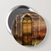 Badge Rond 10 Cm Porte (Devant & derrière)