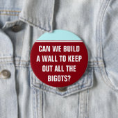 Badge Rond 10 Cm Pouvons-nous construire un mur pour empêcher (En situation)