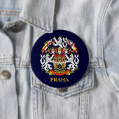 Badge Rond 10 Cm Prague (Prague) (En situation)