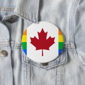 BADGE ROND 10 CM PRIÈRE CANADIENNE MAPLE (En situation)