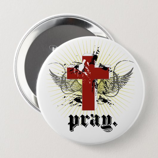 Badge Rond 10 Cm priez (Devant & derrière)