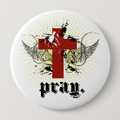 Badge Rond 10 Cm priez (Devant)