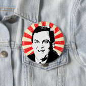 BADGE ROND 10 CM PROPAGANDE DE CHRISTIE DE CHRIS (En situation)