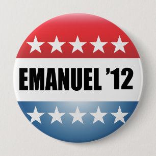 BADGE ROND 10 CM RAHM EMANUEL