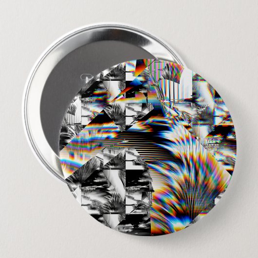 Badge Rond 10 Cm Rainbow Assault  Button (Devant & derrière)