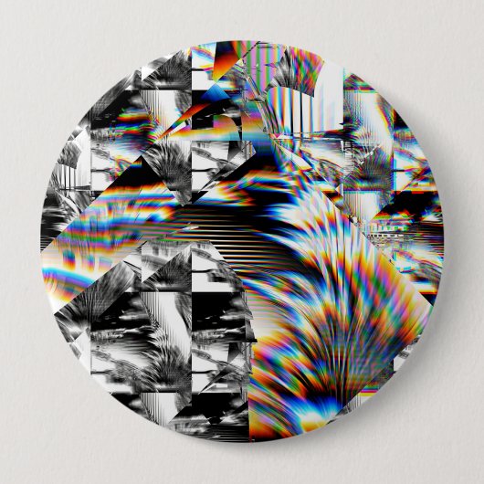 Badge Rond 10 Cm Rainbow Assault Button (Devant)